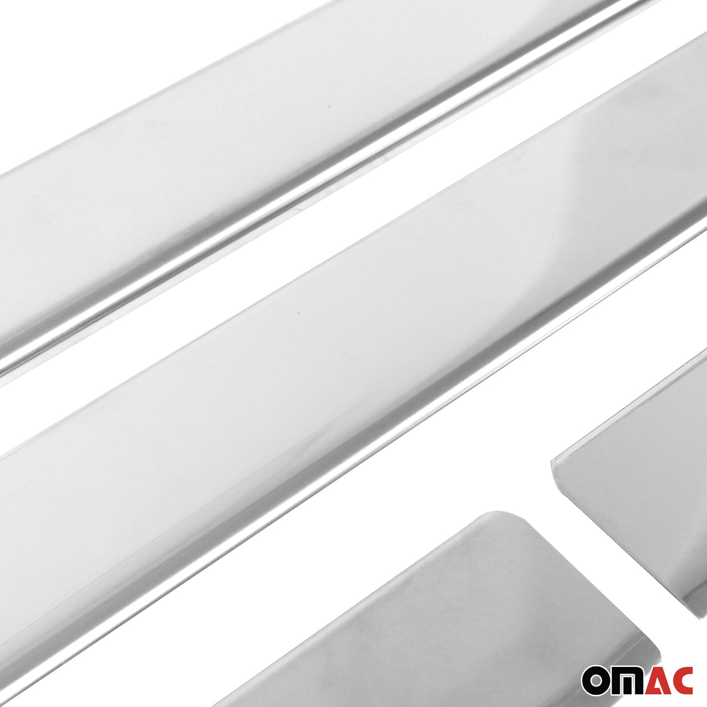 Ornamente prag uși pentru Dacia Duster 2010-2018, oțel inoxidabil, argintiu, set 4 piese