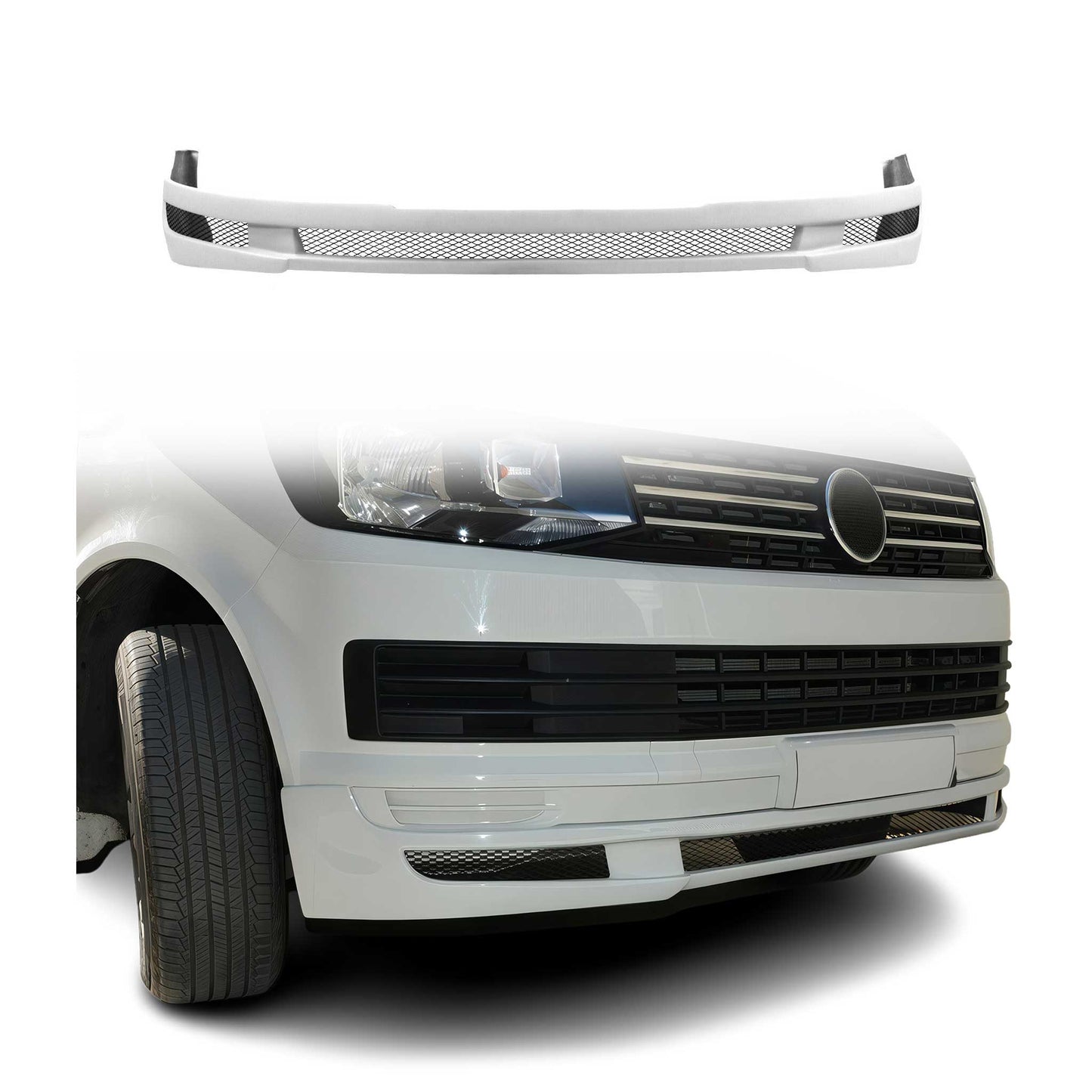 Unterfahrschutz Spoiler Lippe für VW T6 Transporter 2015-2019 Grundiert
