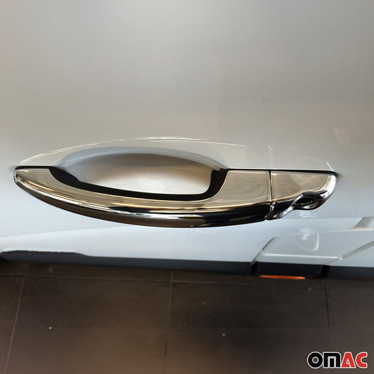 Türgriff Blende Türgriffkappen für Nissan NV400 2010-2021 4-Tür Edelstahl 8x