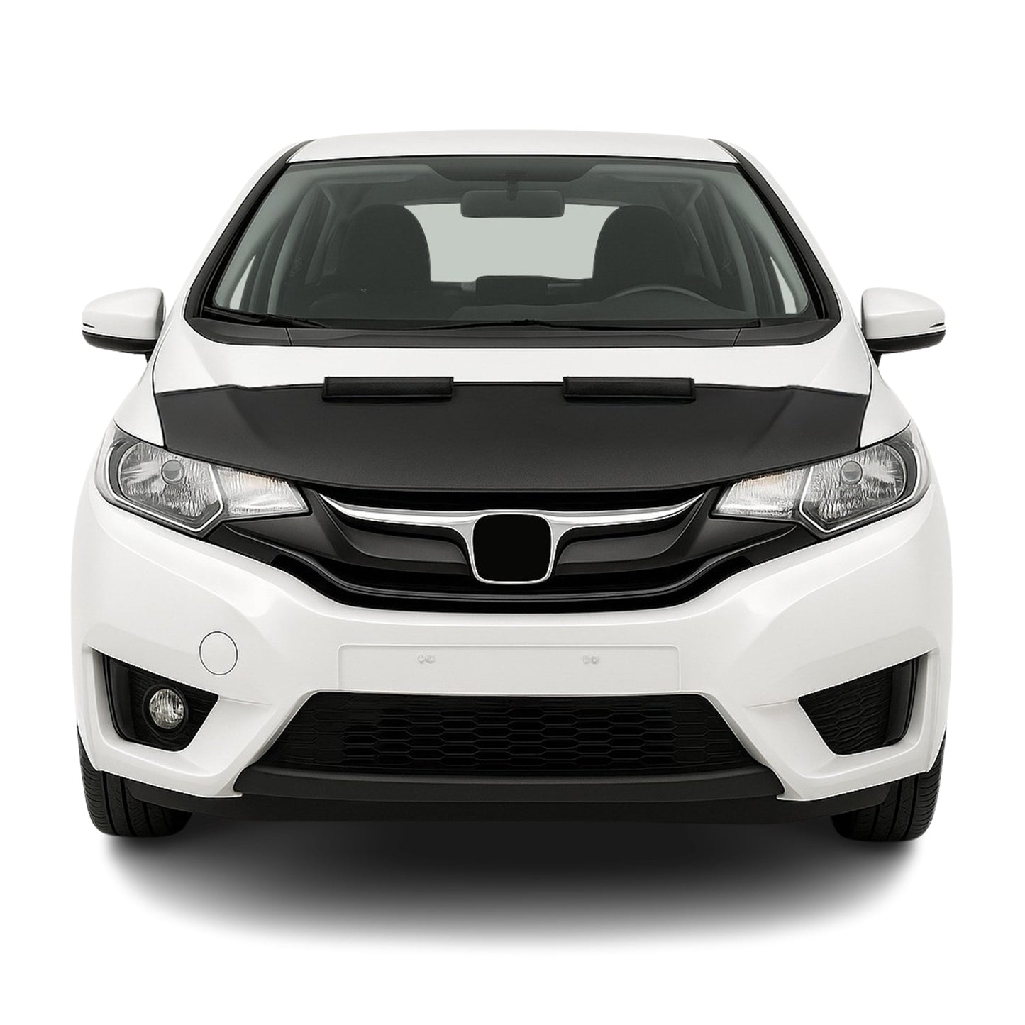 Protecție capotă anti-ciobire pentru Honda Jazz GK 2015-2025, jumătate neagră