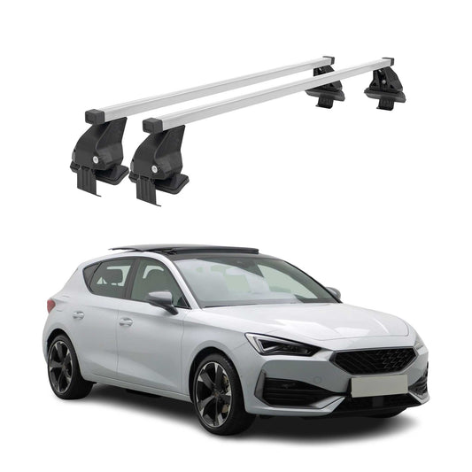 Menabo Dachträger Grundtäger für Cupra Leon 2020-2025 50kg Stahl Silber 2 tlg