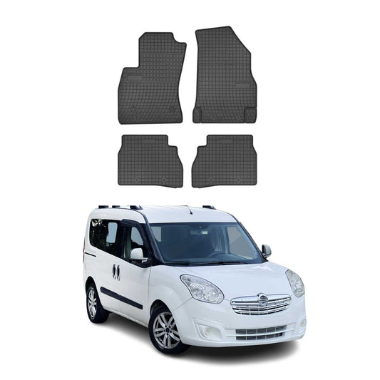 Covorașe auto Opel Combo D 2012-2019, TPE, negre, 4 buc.