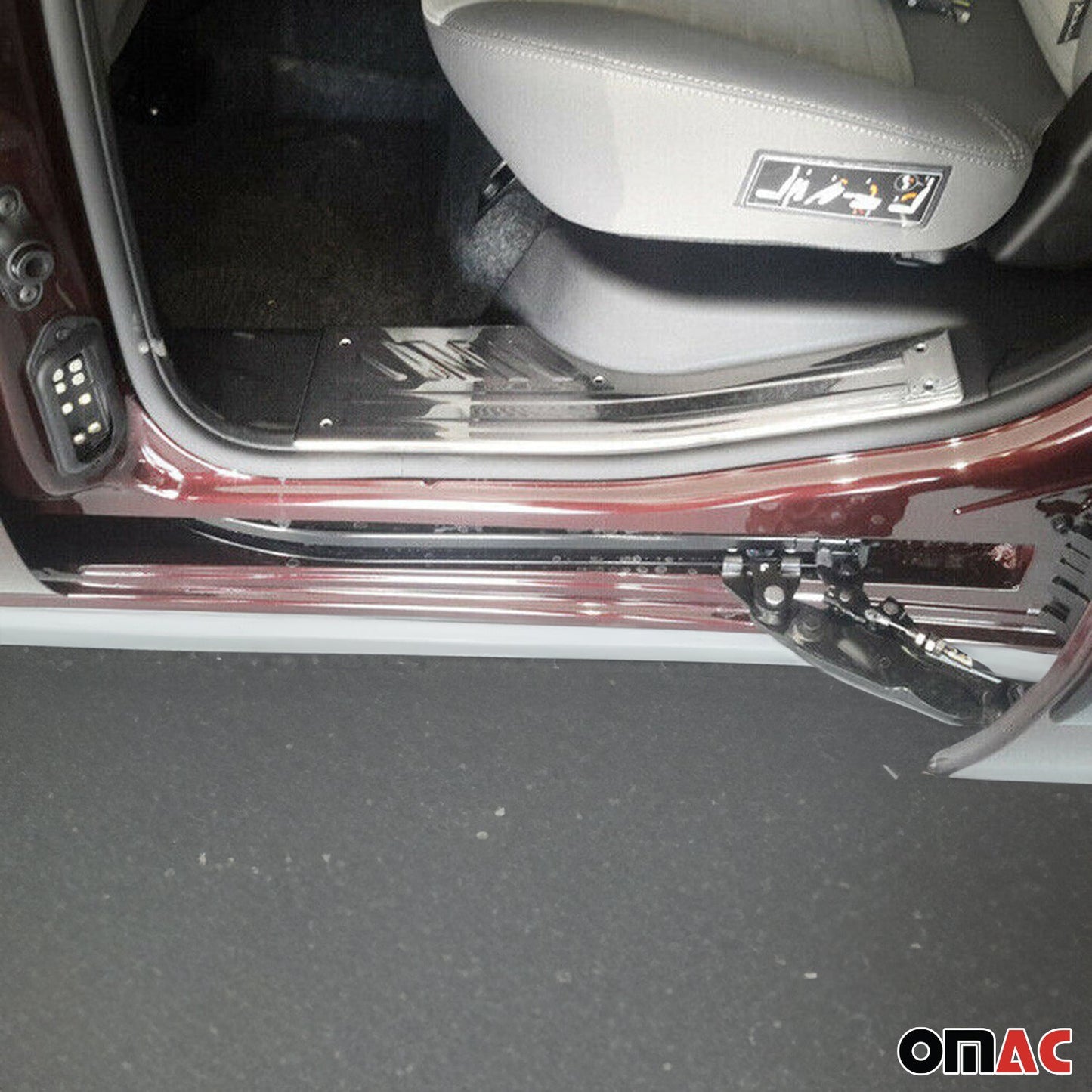 Ornamente prag uși pentru Opel Combo D 2012-2018, oțel inoxidabil, argintiu, set 4 piese