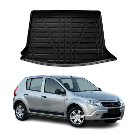Kofferraumwanne Laderaumwanne für Dacia Sandero 2008-2012 Schrägheck 5tür Gummi