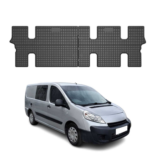 Covorașe auto Peugeot Expert 2007-2016, TPE, negre, 2 buc.