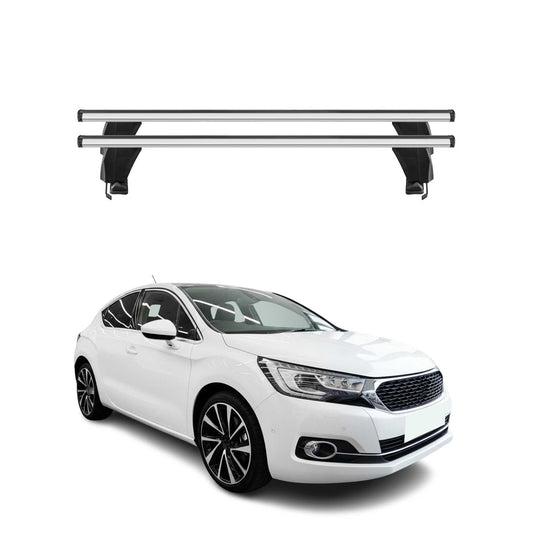 Menabo Dachträger Grundtäger für DS4 Crossback 2015-2018 50kg Alu Silber 2 tlg