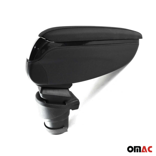 Armlehne Mittelarmlehne Mittelkonsole für Seat Ibiza 2008-2017 PU-Leder Schwarz