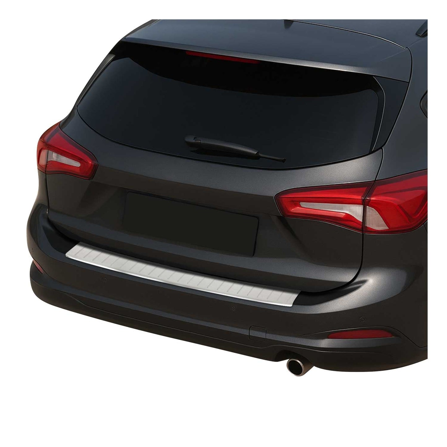 Protecție prag bara de protecție pentru Ford Focus 4 Turnier 2018-2025, crom periat