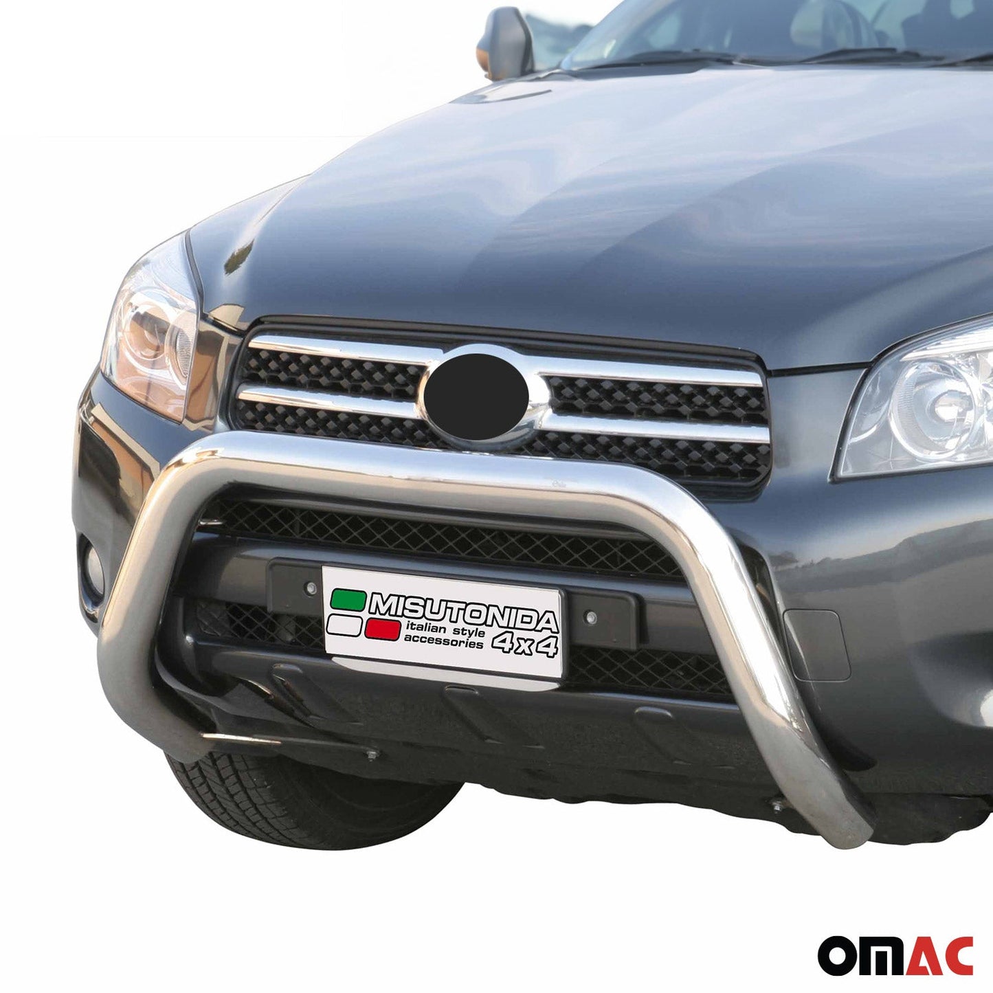 Bară de protecție/buton față pentru Toyota RAV4 XA30 2006-2009 ø76mm oțel argintiu