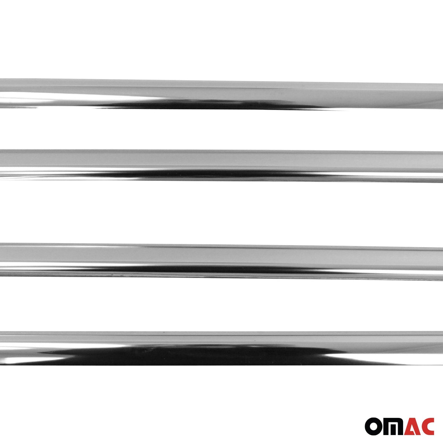 Benzi decorative pentru geamuri Renault Fluence 2010-2021, oțel inoxidabil cromat, 4 bucăți