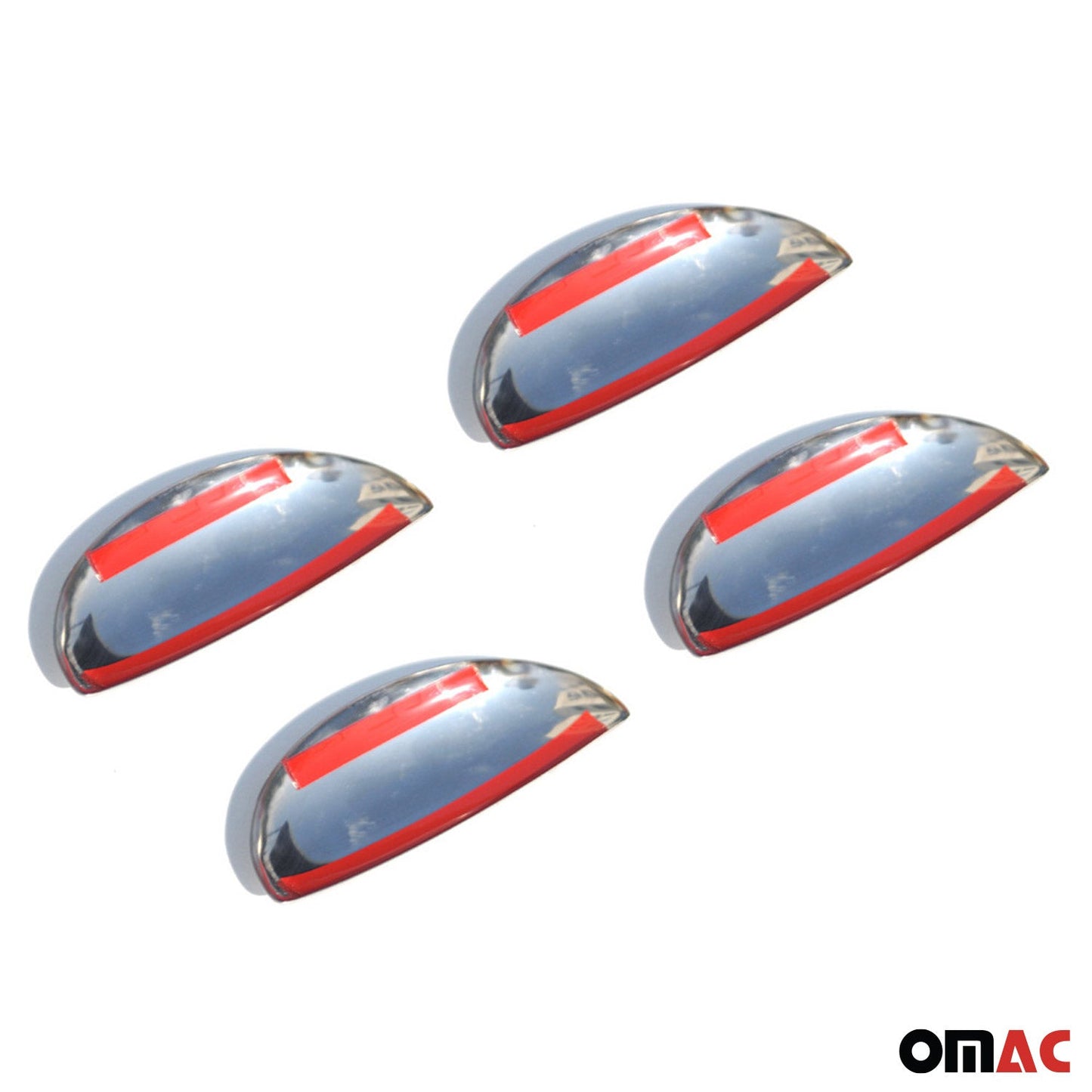 Osłona klamki, zaślepki klamek do Citroena C1 2005-2014 4-drzwiowego, stal nierdzewna, 4x