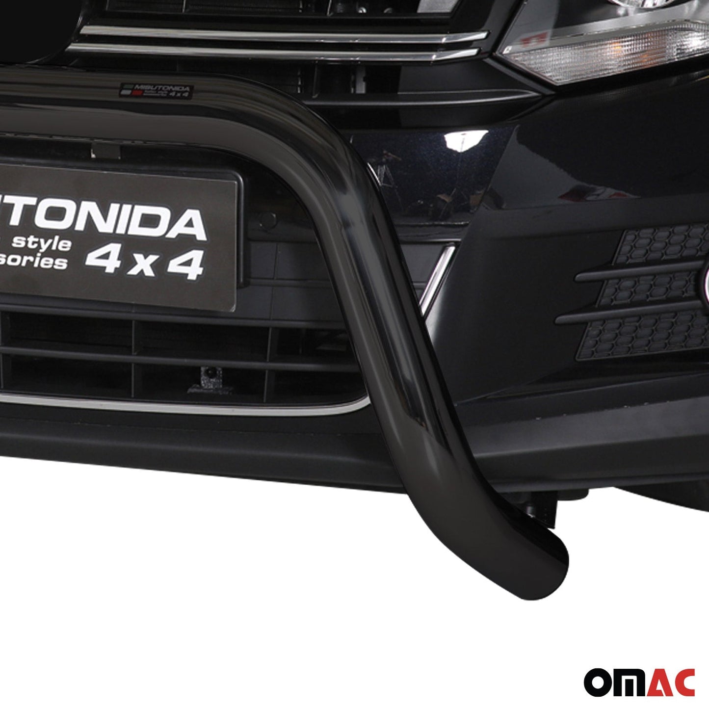 Frontbügel Frontschutzbügel für VW Tiguan 2011-2016 ø76mm Stahl Schwarz Schutz