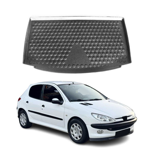 Protecție portbagaj/căptușeală bagaje pentru Peugeot 206 hatchback 1999-2007, cauciuc TPE