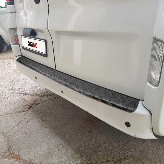 Ladekantenschutz Stoßstangenschutz für Nissan NV400 2010-2025 Aluminium Schwarz