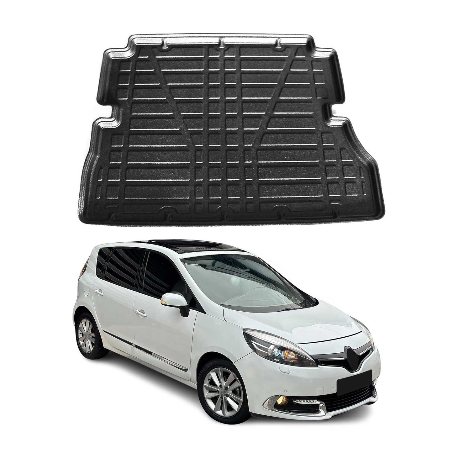 Protecție portbagaj/căptușeală pentru Renault Grand Scenic 2010-2025, fabricată din cauciuc TPE