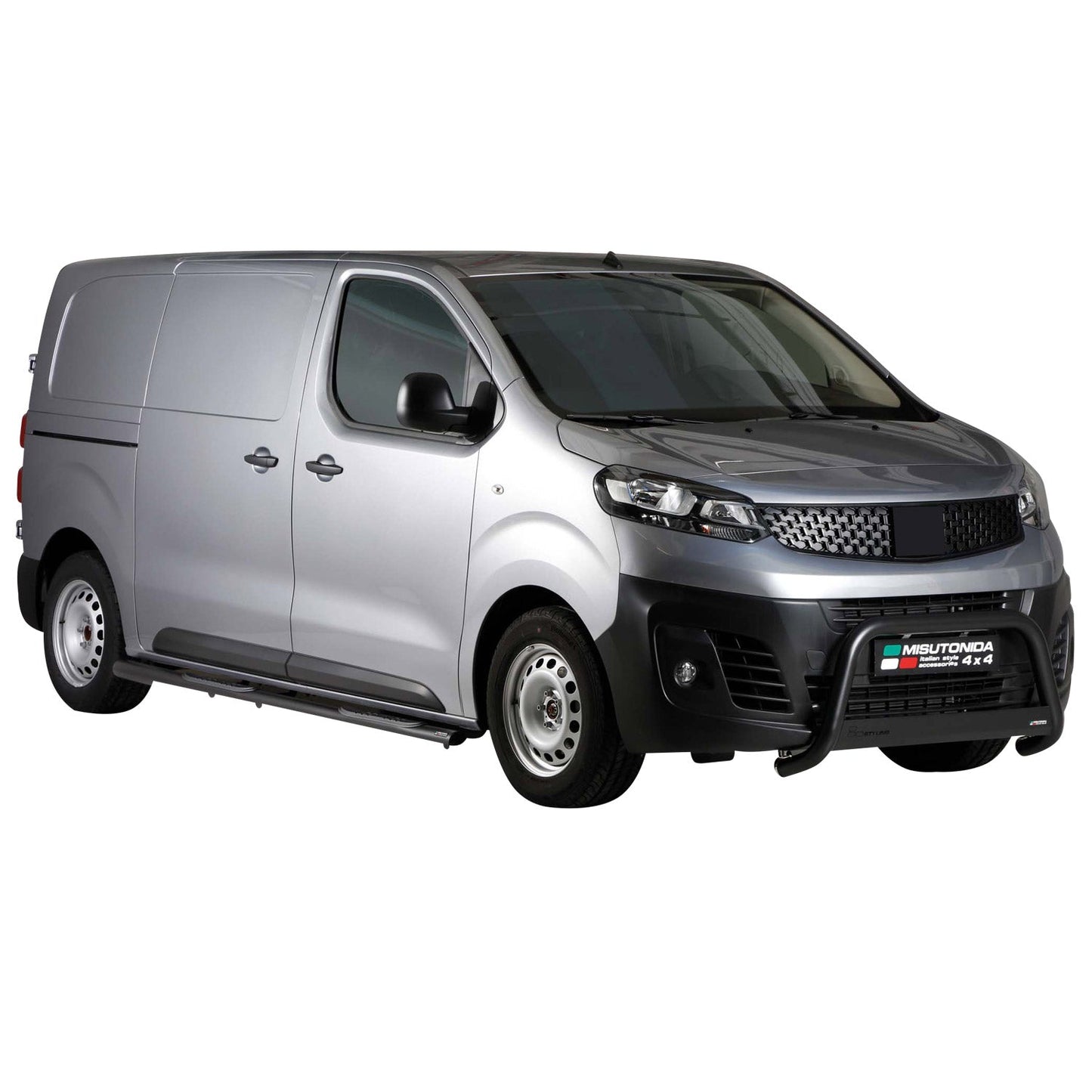 Frontbügel Frontschutzbügel für Fiat Scudo 2022-2025 ø63mm Stahl Schwarz Schutz