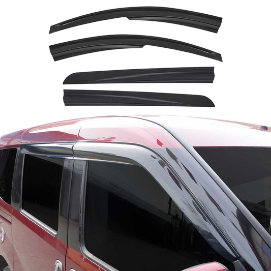4x Windabweiser Regenabweiser für Dacia Lodgy 2012-2022 Acryl Dunkel