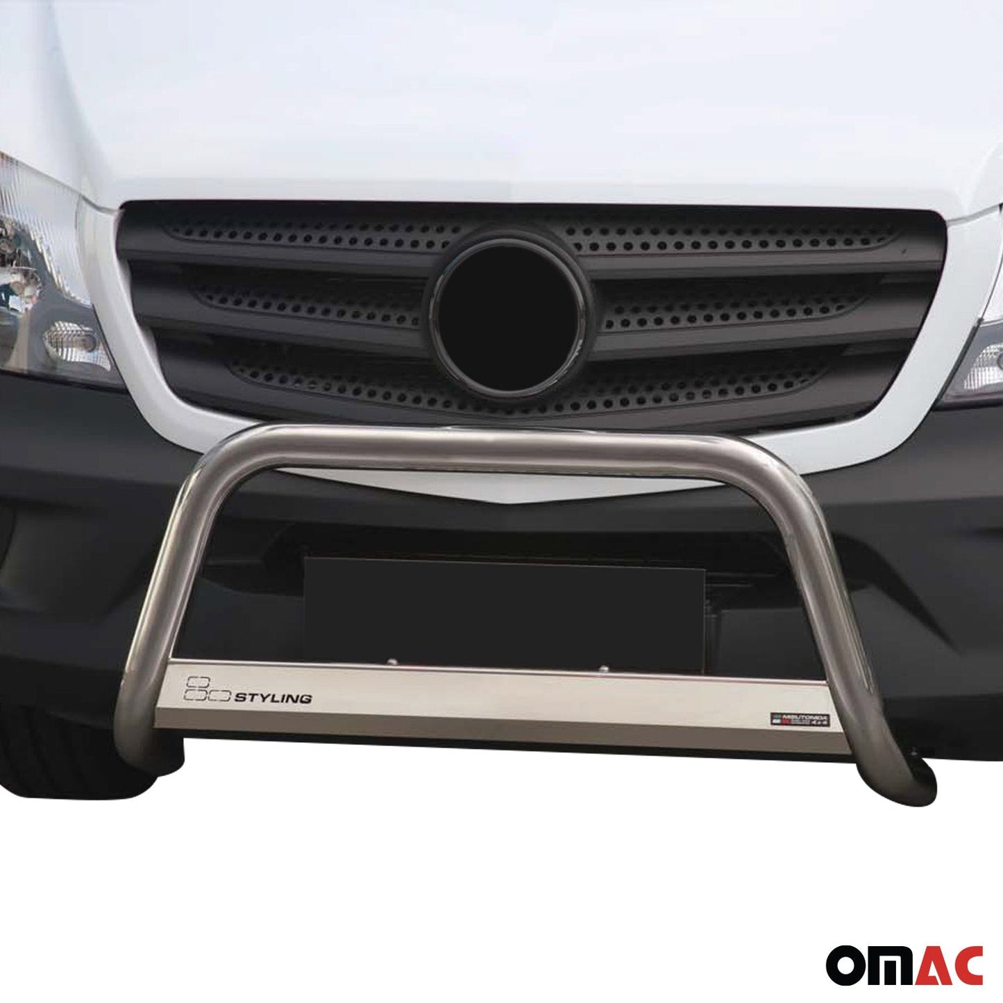 Edelstahl Frontbügel Frontschutzbügel für Mercedes Sprinter 2013-18 Silver 63mm