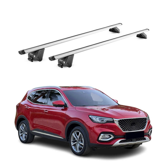 Portbagaj de plafon pentru MG EHS 2018-2025 100kg aluminiu argintiu 2 piese ABE