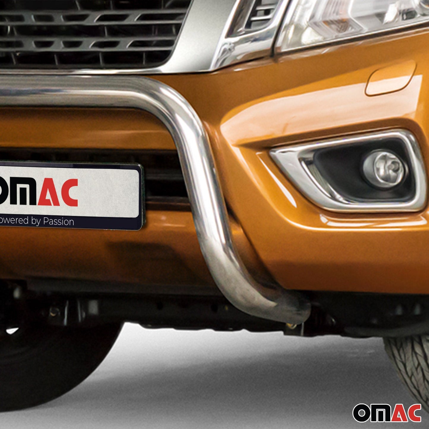 Frontbügel Frontschutzbügel für Nissan Navara NP300 2015-2025 Stahl ABE Silber