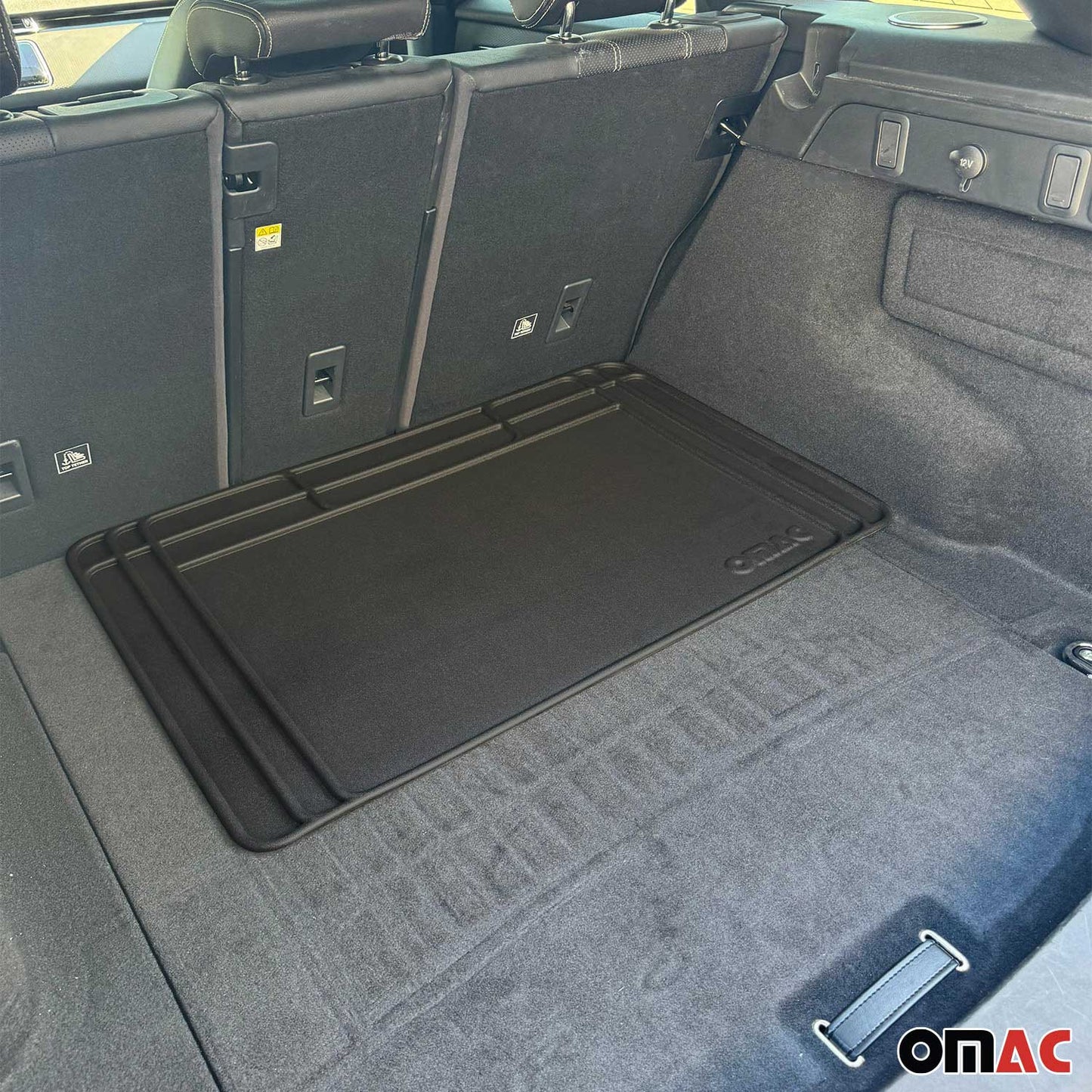 Căptușeală/tavă pentru portbagaj din cauciuc, multifuncțională, universală, 87 x 57 cm