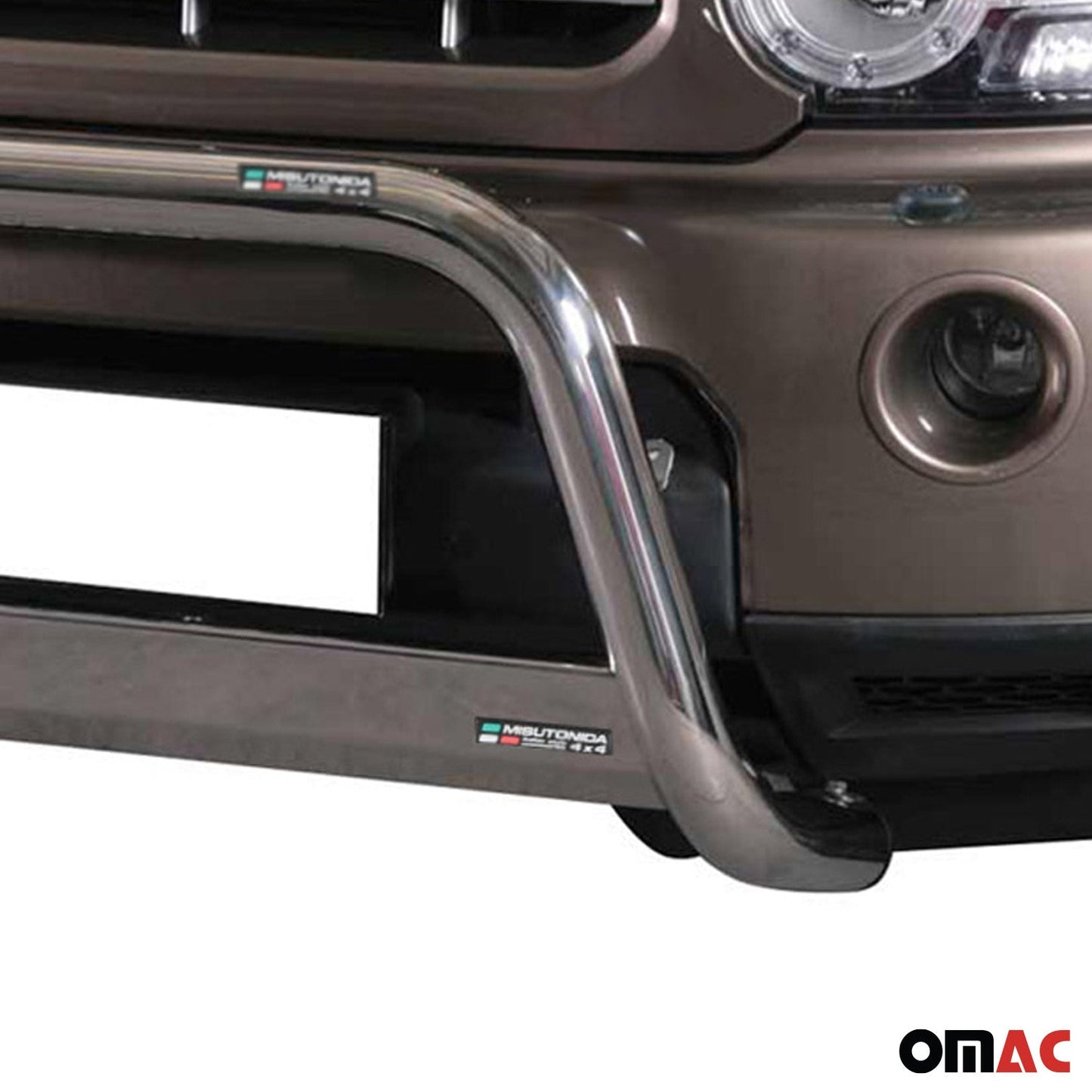 Bară de protecție/buton față pentru Land Rover Discovery 4 2009-2016 ø63 gri oțel