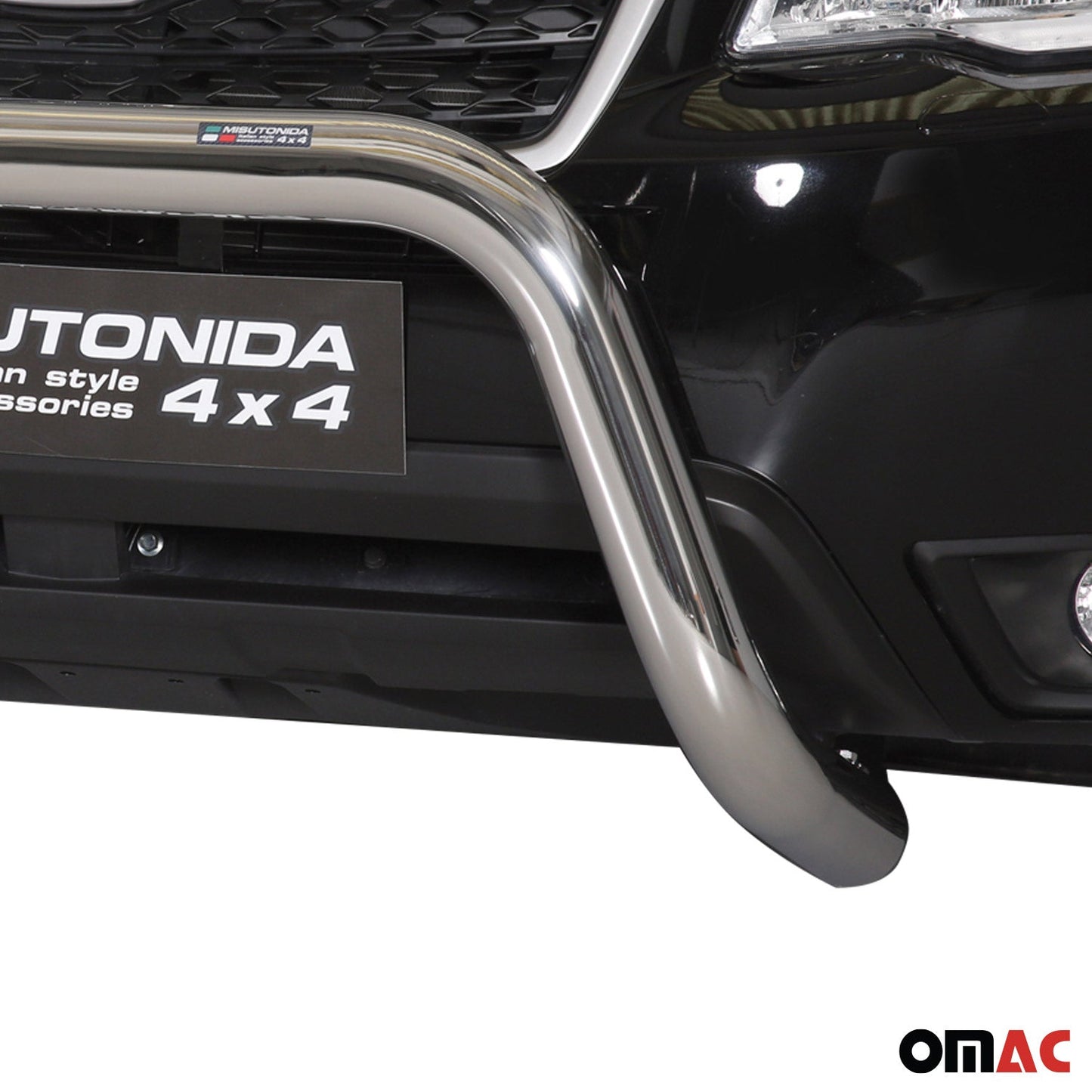 Frontbügel Frontschutzbügel für Subaru Forester 2013-2015 ø76mm Stahl Silber