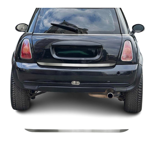 Bandă decorativă portbagaj, bandă decorativă spate pentru Mini Cooper R56 R57 R58 R59, crom periat