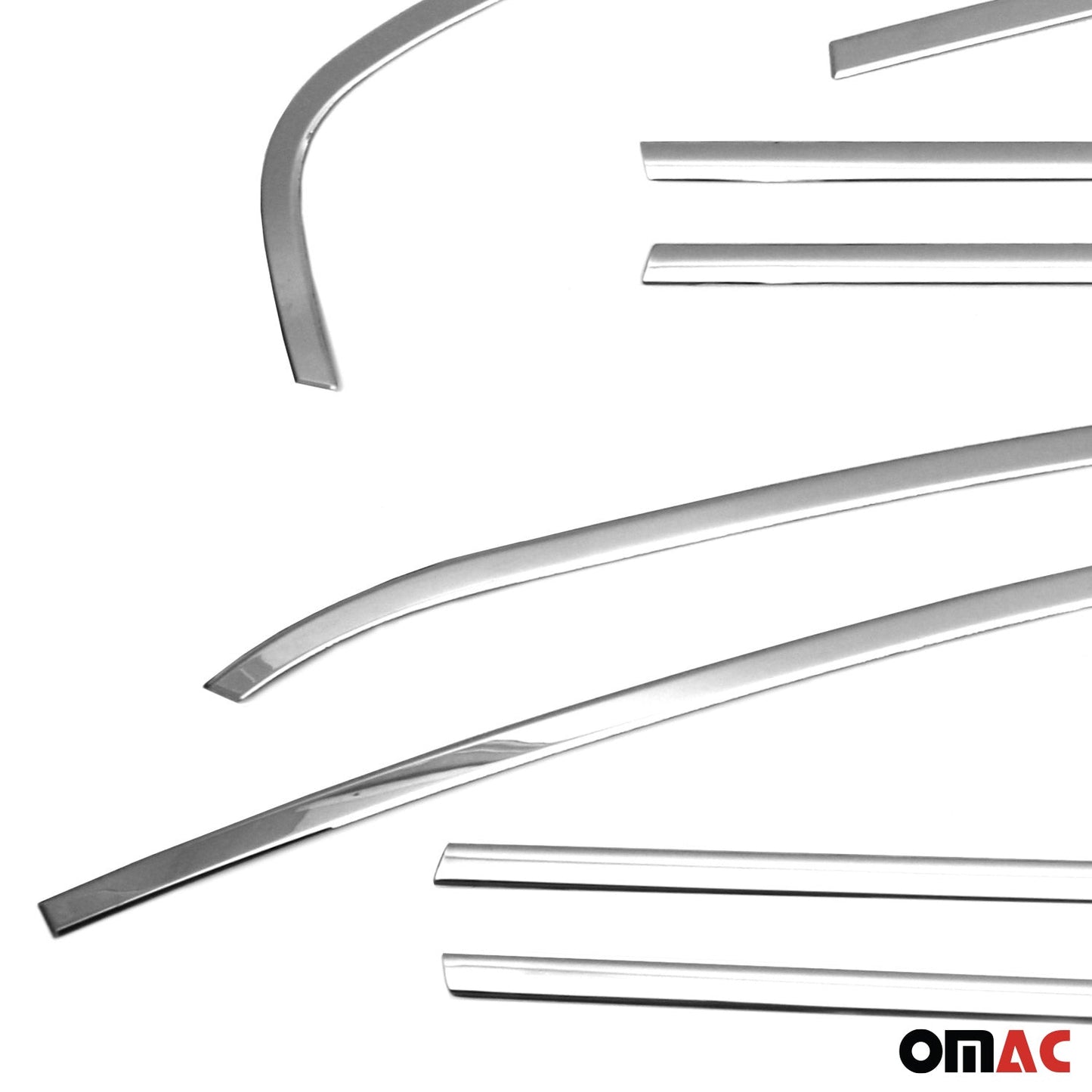 Fensterleisten Zierleisten für VW Tiguan mk2 2016-2024 Edelstahl Chrom 10tlg