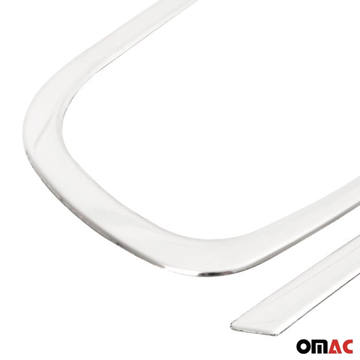 Nebelscheinwerfer Rahmen Umrandung für Renault Express 2021-2025 Edelstahl 2x