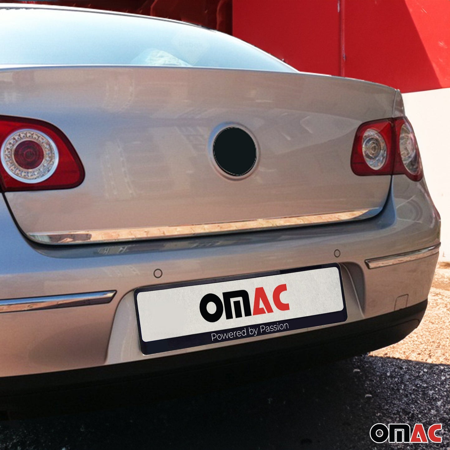 Bandă decorativă portbagaj, bandă decorativă spate pentru VW Passat B6 Sedan 2005-2010, partea inferioară din oțel inoxidabil