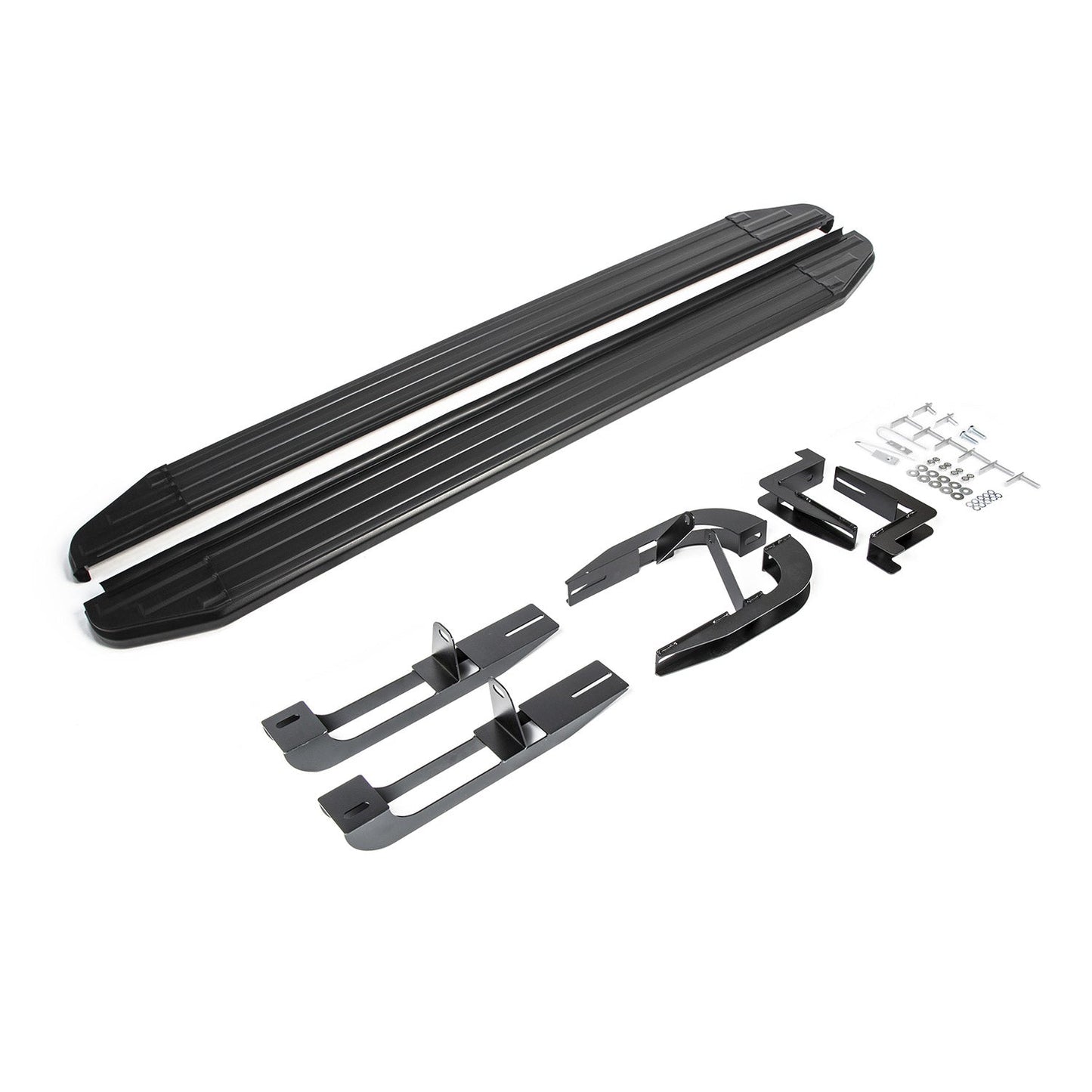 Trittbretter Seitenschweller für Hyundai Santa Fe 2006-2012 Alu Schwarz ABE