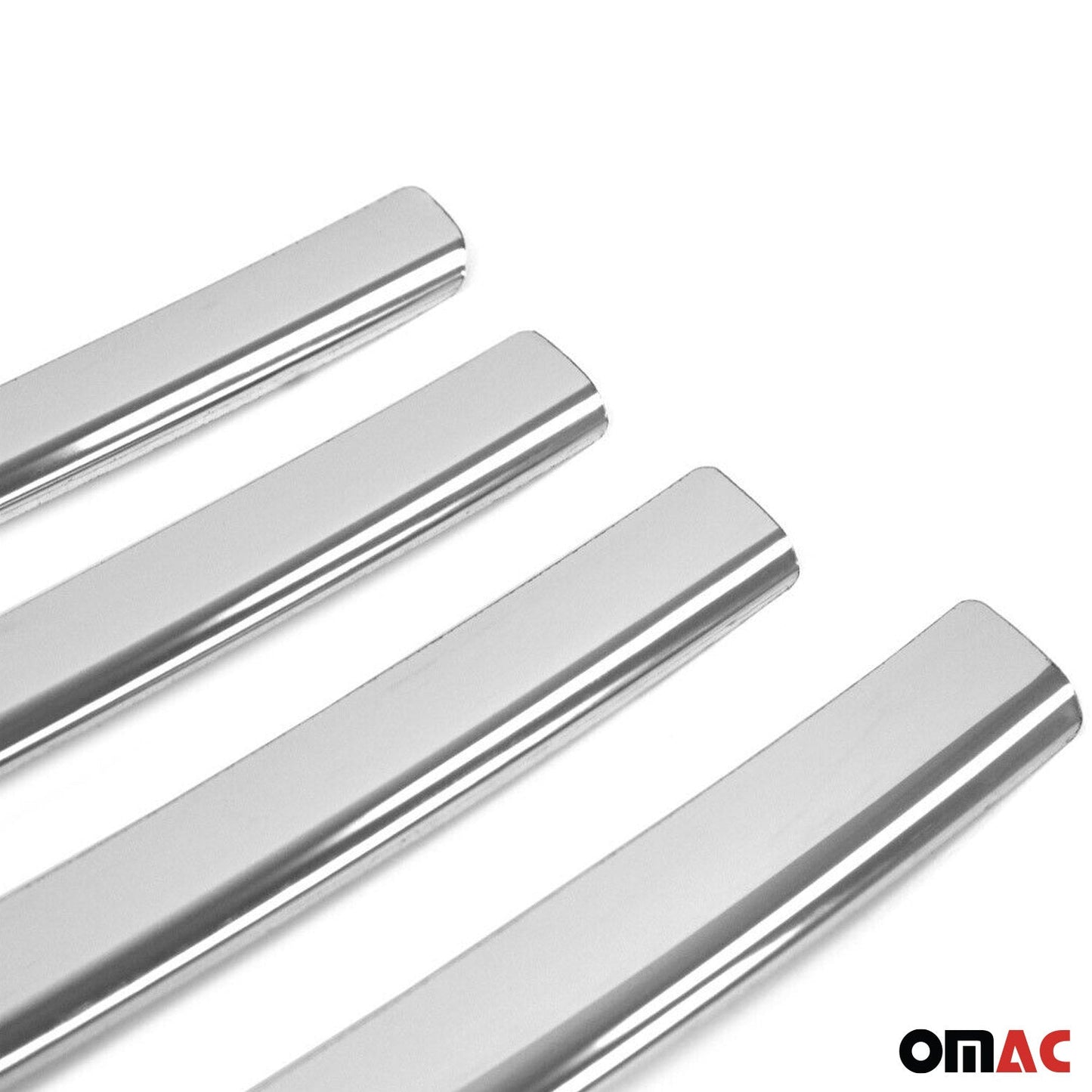 Benzi decorative grilă radiator pentru VW Passat 2000-2005, oțel inoxidabil, argintiu, 8 bucăți