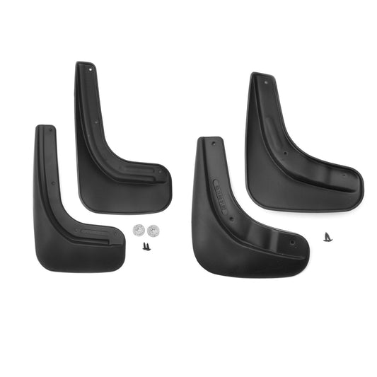 Schmutzfänger Kotflügel für Skoda Superb 2013-2015 Kunststoff Schwarz 4tlg