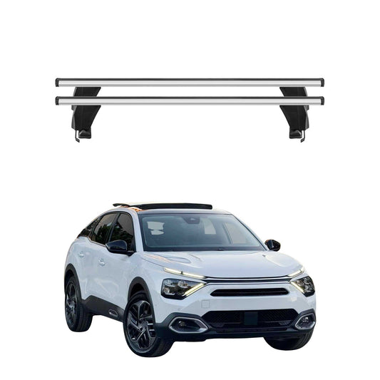 Menabo Dachträger Grundtäger für Citroen C4 2020-2025 50kg Alu Silber 2 tlg