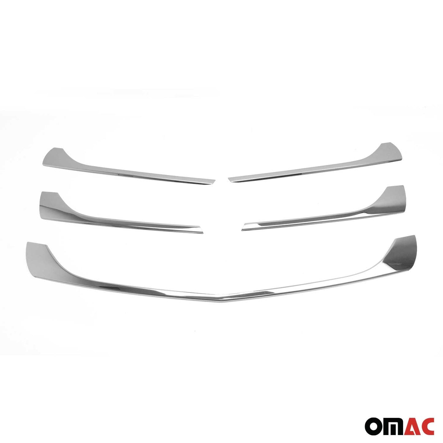 Benzi decorative grilă radiator pentru Mercedes Vito W447 2014-2019, cromate, 5x
