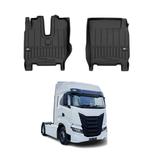 Covorașe auto Iveco S-Way 2019-2025 TPE Negru Set 2 piese
