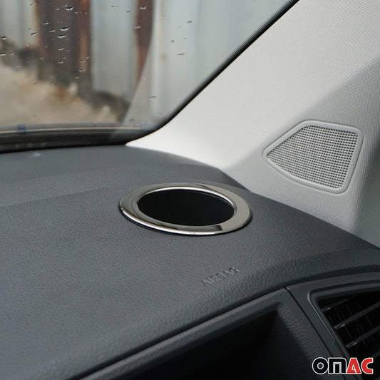 Suport băutură/suport pahar pentru VW T6 T6.1 toate modelele 2015-2024, oțel inoxidabil, închis la culoare