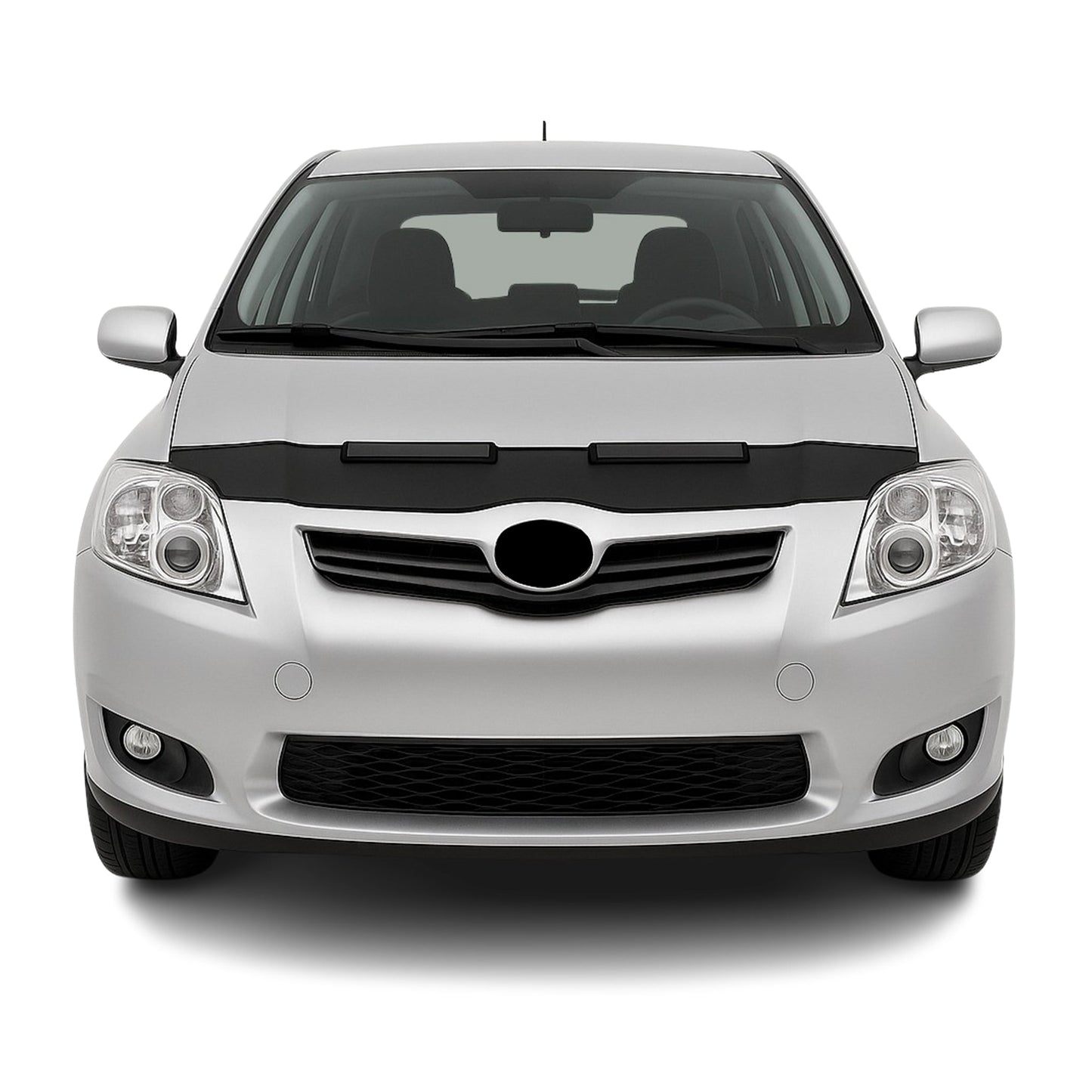 Haubenbra Steinschlagschutz Bonnet Bra für Toyota Auris 2006-2010 Schwarz Halb