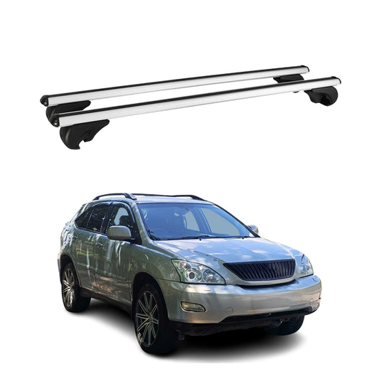 Dachträger Grundtäger für Lexus RX 2003-2009 75kg Aluminium Silber 2 tlg