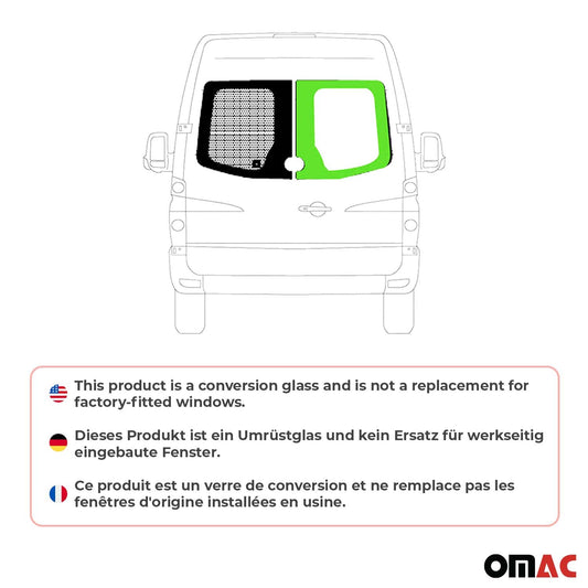 Heckscheibe Sicherheitsglas für VW Crafter 2006-2017 Auto Rechts L1 L2 L3 L4