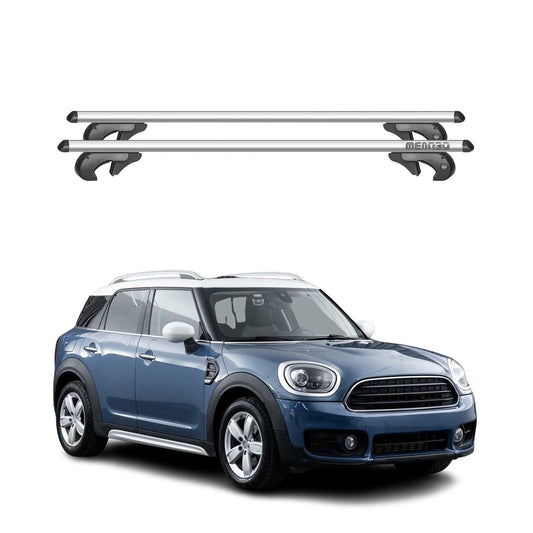 Menabo Dachträger Grundtäger für Mini Countryman F60 2017-2023 90kg Alu Grau 2x