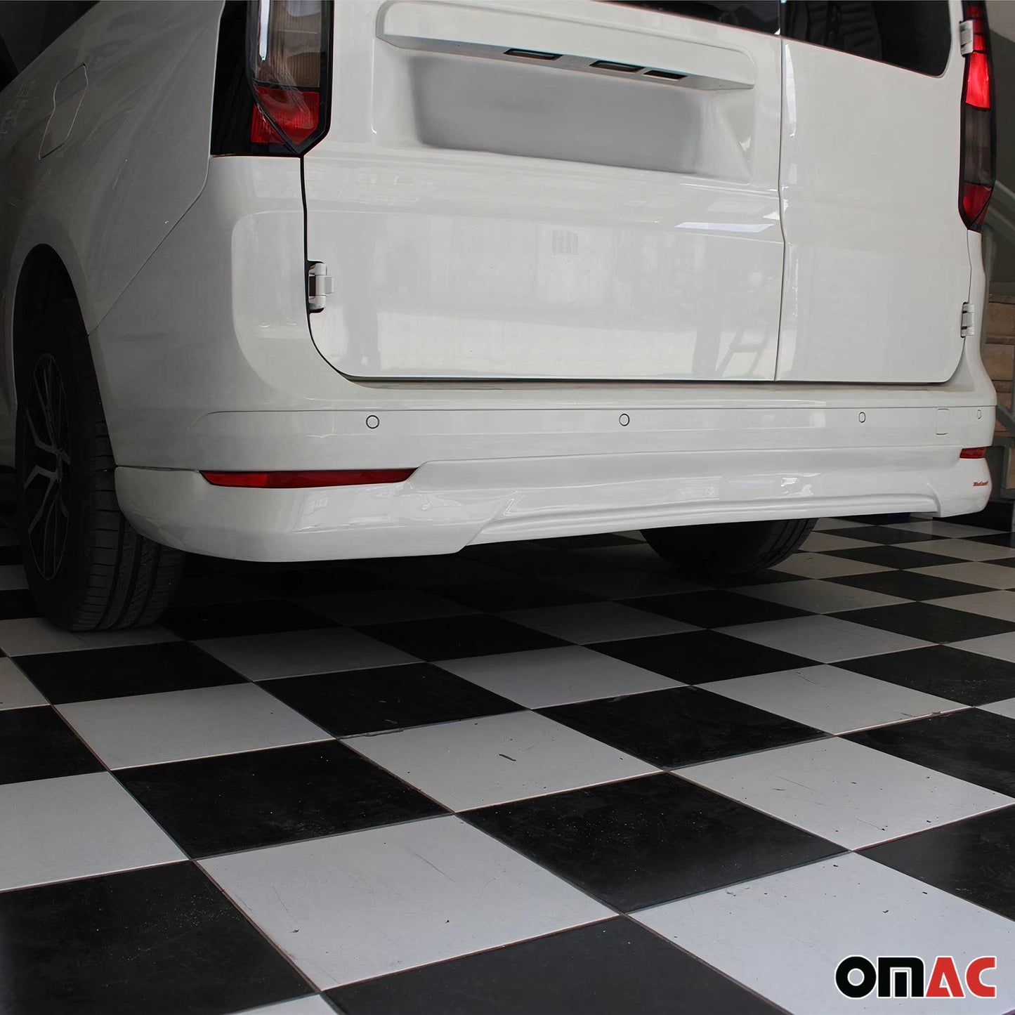 2021-2025 VW Caddy Heckspoiler Lippe Stoßstange Splitter Langer Grundiert