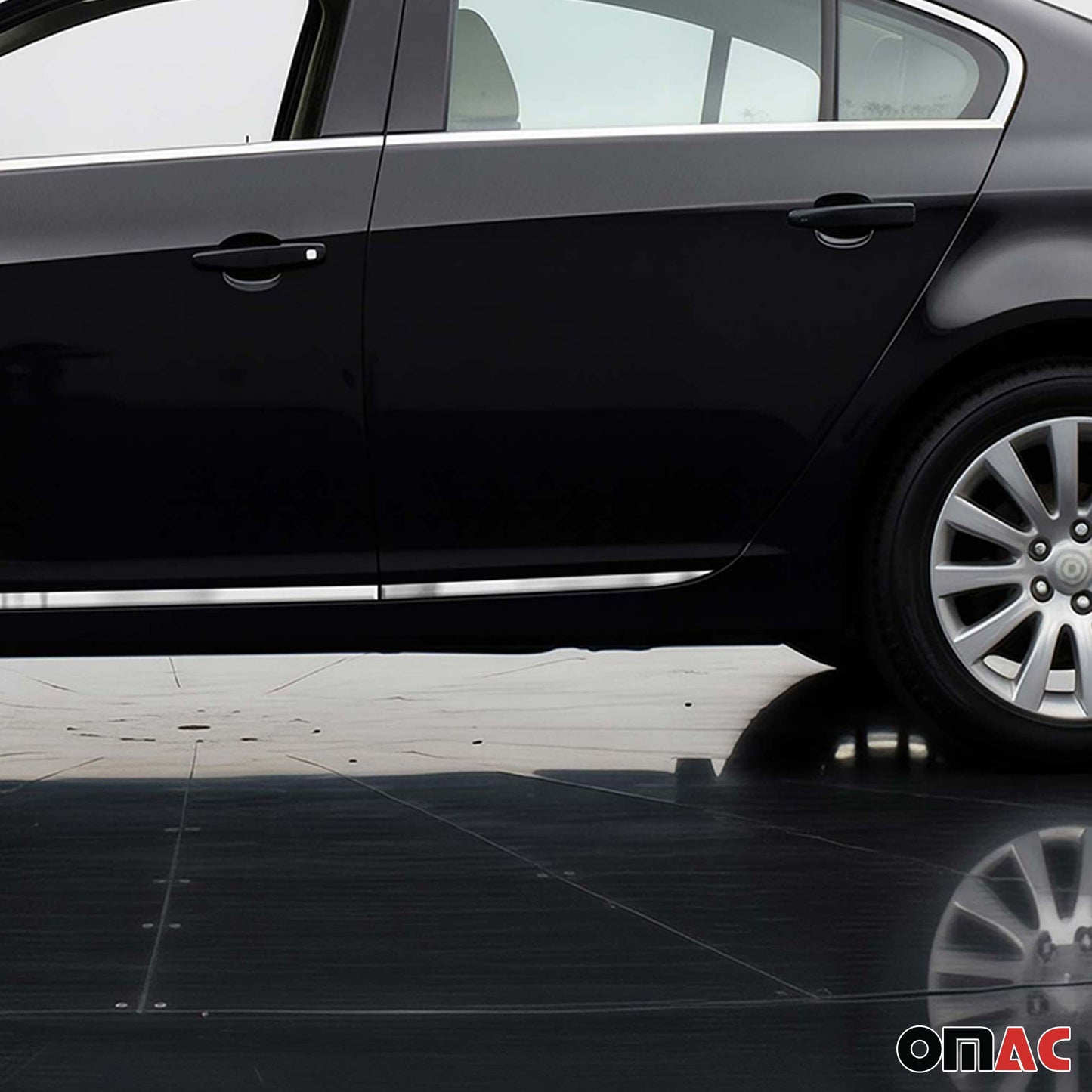 Seitentürleiste Türschutzleiste für Opel Insignia 2008-2017 Edelstahl Chrom 6x