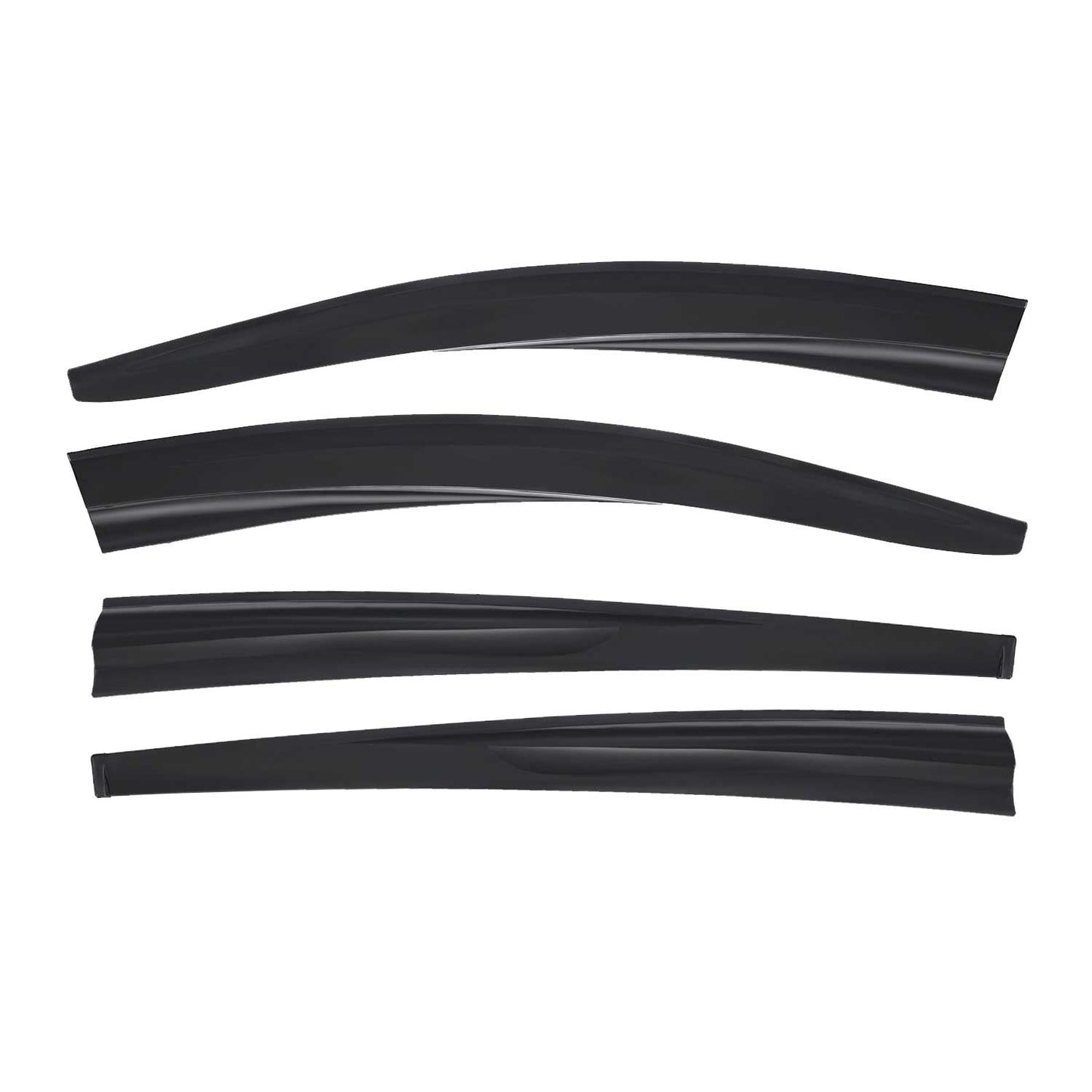 4x Deflectoare de vânt Deflectoare de ploaie pentru Renault Megane Hatchback 2008-2016 Întunecate