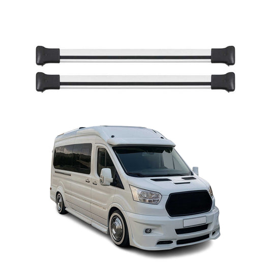 Dachträger Gepäckträger für Ford Transit 2014-2025 Relingträger Aluminium Silber