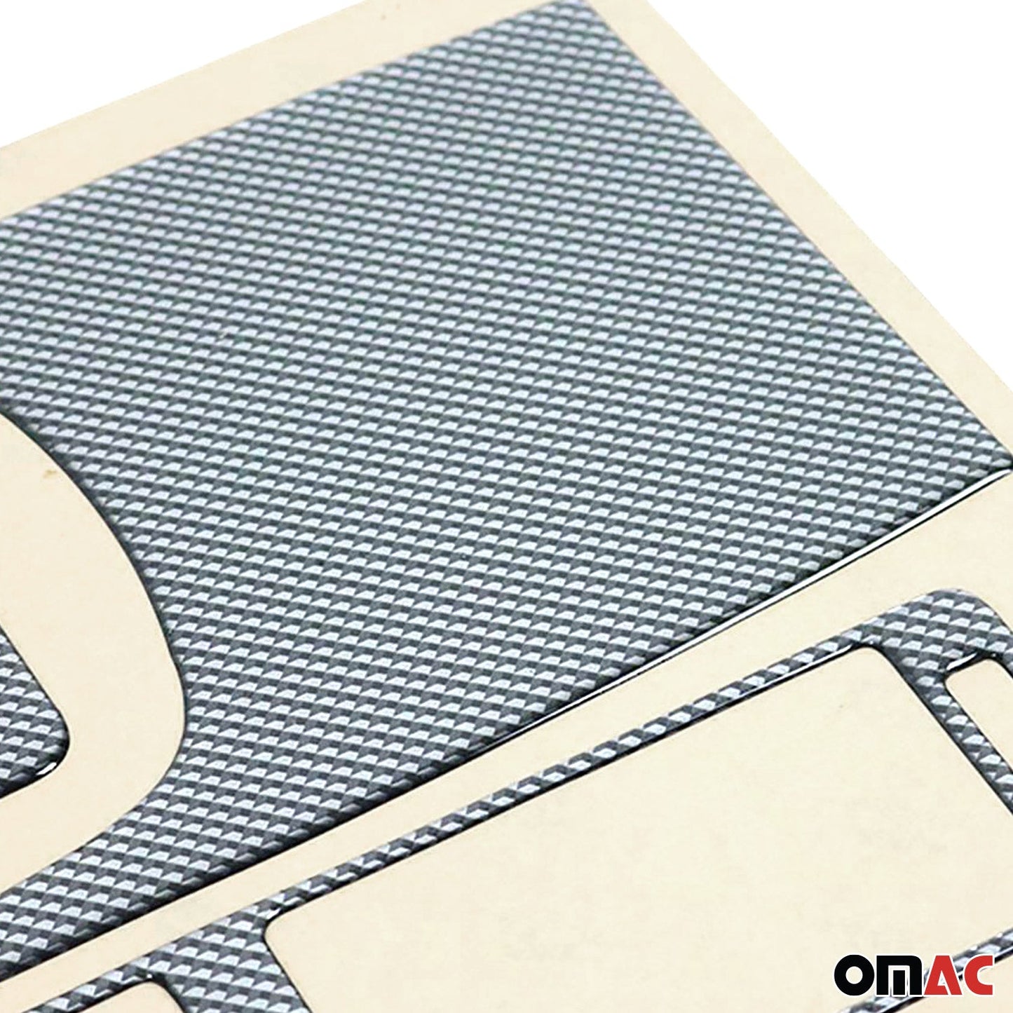 Ornamente interioare cockpit pentru Dacia Logan 2008-2013, aspect carbon, 18 piese