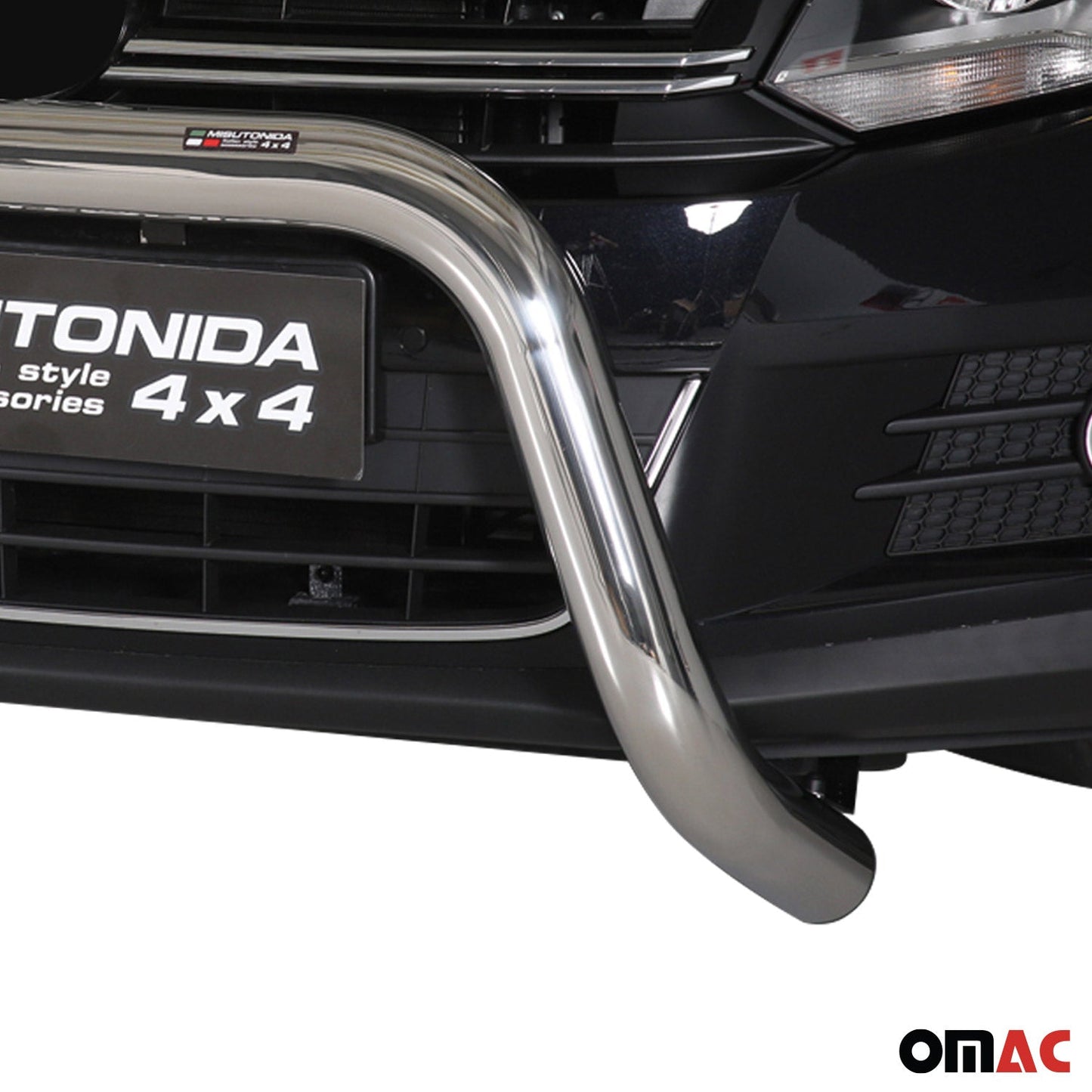 Frontbügel Frontschutzbügel für VW Tiguan 2011-2016 ø76mm Stahl Silber Schutz