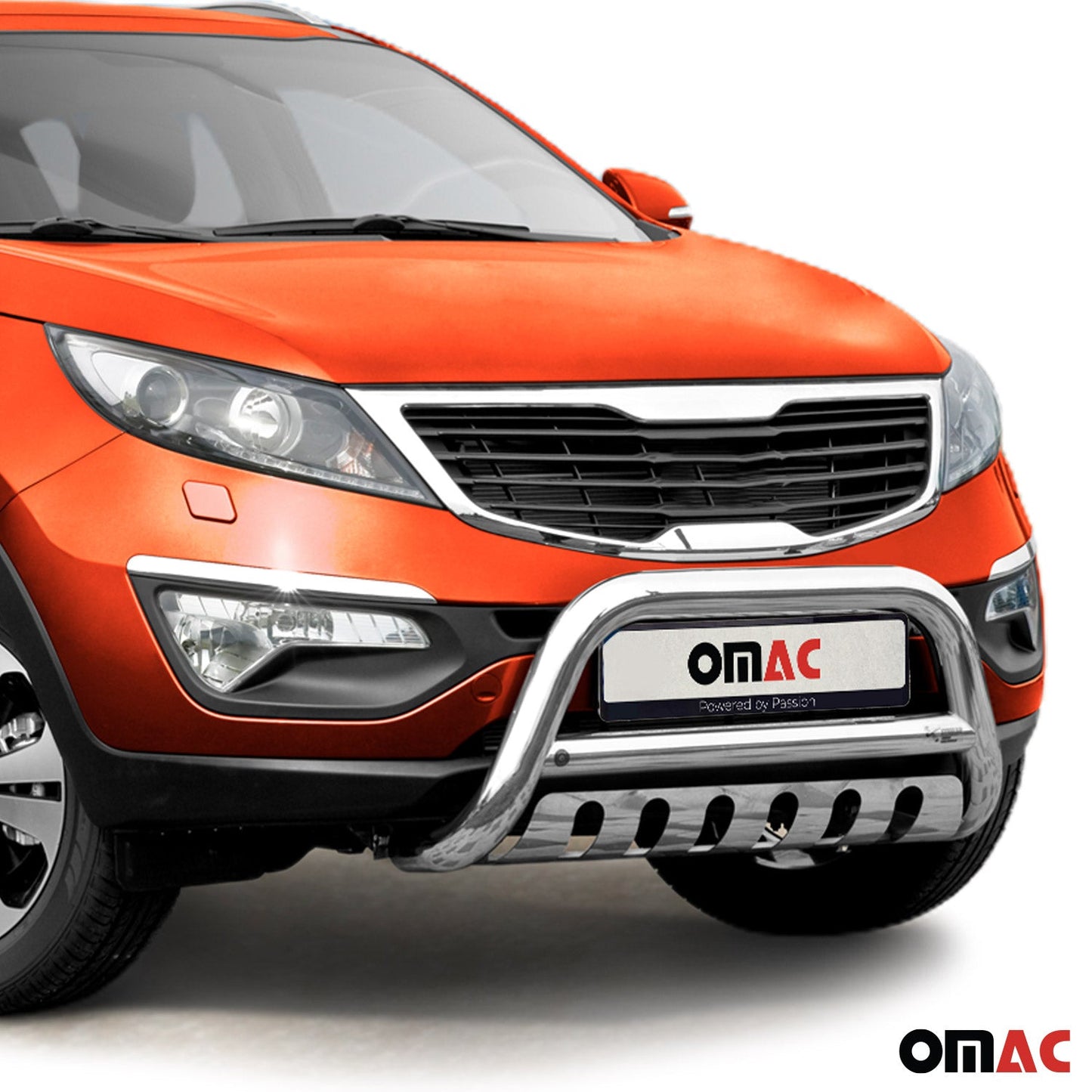 Bară de protecție/buton față pentru Kia Sportage 2010-2015 cu ABE (omologare de tip germană) oțel inoxidabil argintiu