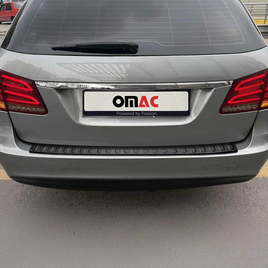 Ladekantenschutz Stoßstange für Mercedes E Klasse S212 2010-13 Gebürstet Dunkel